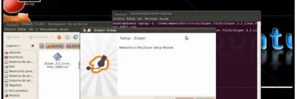 2.7 Usar Softphone “Zoiper” desde un Computador con “Linux”