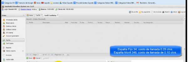 .15 Crear tarifas con prefijos a solo España para resellers I