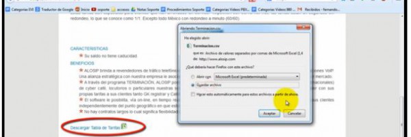 4.9 Trabajar Tarifas en Formato “Excel” de Proveedor y Reseller I