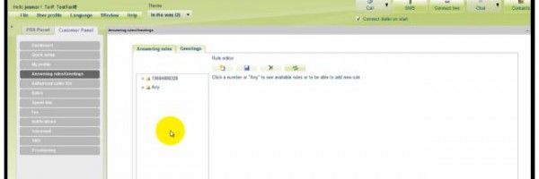5.19 Transferencia de llamadas directa desde panel pbx